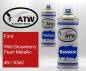 Preview: Ford, Wild Strawberry Pearl Metallic, 4N / 6342: 400ml Sprühdose + 400ml Klarlack - Set, von ATW Autoteile West.